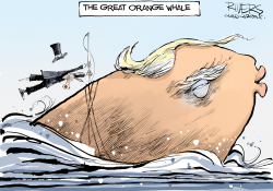 GREAT ORANGE WHALE by Rivers