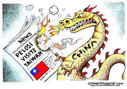 PELOSI VISIT TO TAIWAN by Dave Granlund