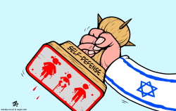 ISRAELI SELF-DEFENSE ! by Emad Hajjaj