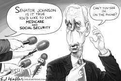 RON JOHNSON MEDICARE SOCIAL SECURITY PHONE by Ed Wexler