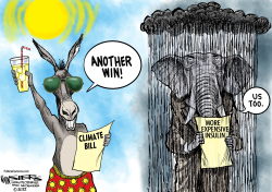 CLIMATE BILL PASSES by Kevin Siers