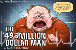 ALEX JONES 49.3 MILLION DOLLAR MAN by Ed Wexler