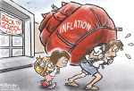 BACK TO SCHOOL WITH INFLATION  by Jeff Koterba