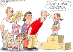 TRANSPHOBIA IS A SPORT  by Pat Bagley