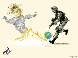 WAR & CLIMATE by Osama Hajjaj