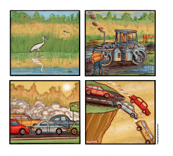 WETLANDS AND LEMMINGS by Peter Kuper