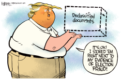 TRUMP DOCUMENTS by Rick McKee