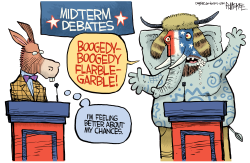 WACKY GOP CANDIDATES by Rick McKee