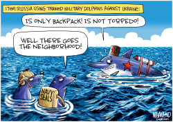RUSSIA USING TRAINED DOLPHINS by Dave Whamond