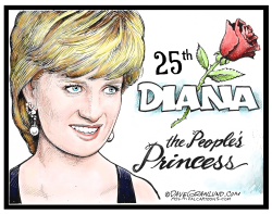 DIANA 25TH TRIBUTE by Dave Granlund