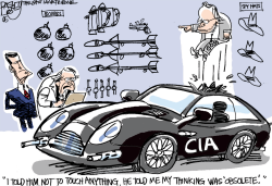 CIA BOSS GOSS EJECTED by Pat Bagley