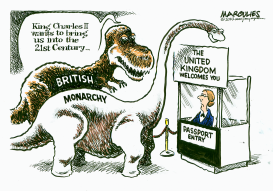 BRITISH MONARCHY by Jimmy Margulies