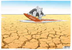 RED WAVE DROUGHT BEFORE MIDTERM ELECTIONS by R.J. Matson