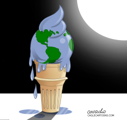 THE EARTH MELTS by Arcadio Esquivel