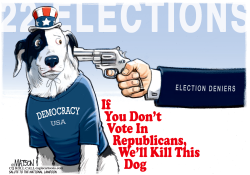 ELECTION DENIERS THREATEN DEMOCRACY by R.J. Matson