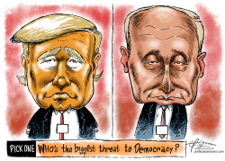 THREATS TO DEMOCRACY by Guy Parsons
