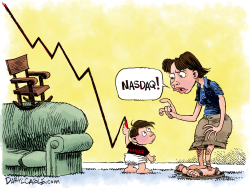 NASDAQ! by Daryl Cagle
