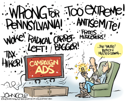 PENNSYLVANIA MUTING THE CAMPAIGN ADS by John Cole