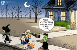 A TRUMP HALLOWEEN COSTUME by Bruce Plante