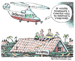 FLORIDA HURRICANE AND DESANTIS by Dave Granlund