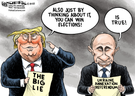 RUSSIAN REFERENDUM SHAM by Kevin Siers