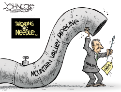 VIRGINIA MANCHIN AND MOUNTAIN VALLEY PIPELINE by John Cole