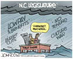 NORTH CAROLINA STORMY WEATHER FOR PUBLIC SCHOOLS by John Cole