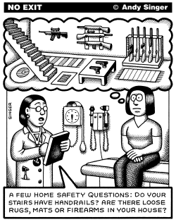 HOME SAFETY QUESTIONS by Andy Singer