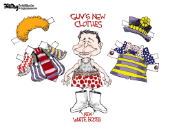 DESANTIS' WHITE BOOTS by Bill Day
