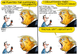 TRUMP EXCUSES PILING UP by Dave Whamond