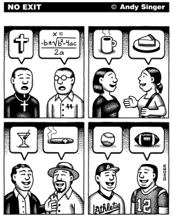 WORD BALLOON CONVERSATIONS by Andy Singer