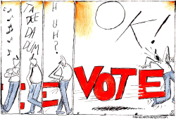 GETTING OUT THE VOTE by Randall Enos