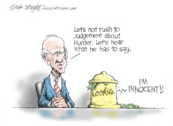BIDEN DEFENDS HUNTER by Dick Wright