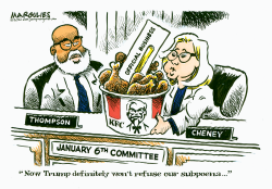 JANUARY 6TH COMMITTEE SUBPOENAS TRUMP by Jimmy Margulies