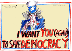 SAVE DEMOCRACY by Randall Enos