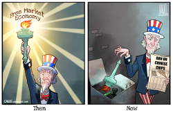 US' THEN AND NOW by Luojie