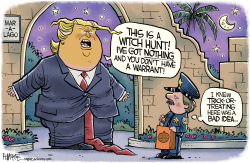 MAR A LAGO TRICK OR TREAT by Rick McKee