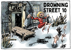 TORIES IN DOWNINGSTREET, UK by Jos Collignon