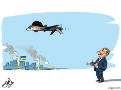 IRANIAN DRONES USED BY RUSSIA IN UKRAINE by Osama Hajjaj