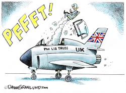 UK PM LIZ TRUSS RESIGNS by Dave Granlund