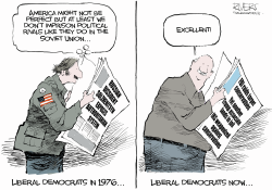 DEMOCRATS NOW AND THEN by Rivers