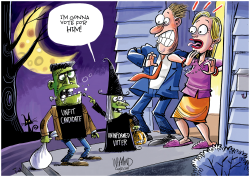SCARY COSTUMES by Dave Whamond