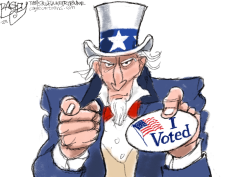 GET OUT AND VOTE  by Pat Bagley