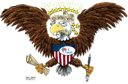 YOU SHOULD VOTE - I VOTED by Daryl Cagle