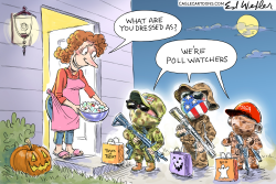 POLL WATCHER COSTUMES FOR HALLOWEEN by Ed Wexler