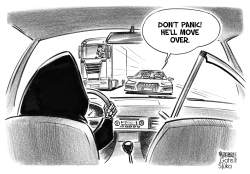 CAR OVERTAKING  by Gatis Sluka