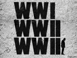 WORLD WAR III by Osama Hajjaj