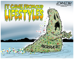 MICROPLASTICS MONSTER by John Cole