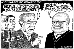 CLARENCE THOMAS TO THE RESCUE by Monte Wolverton