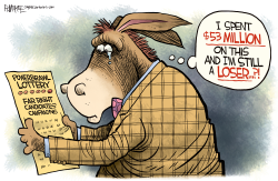 DEMOCRATS LOTTERY by Rick McKee